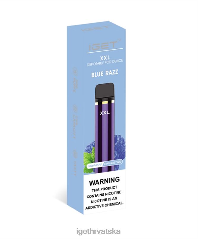 IGET Vape xxl 2FJ6D45 plavi razz