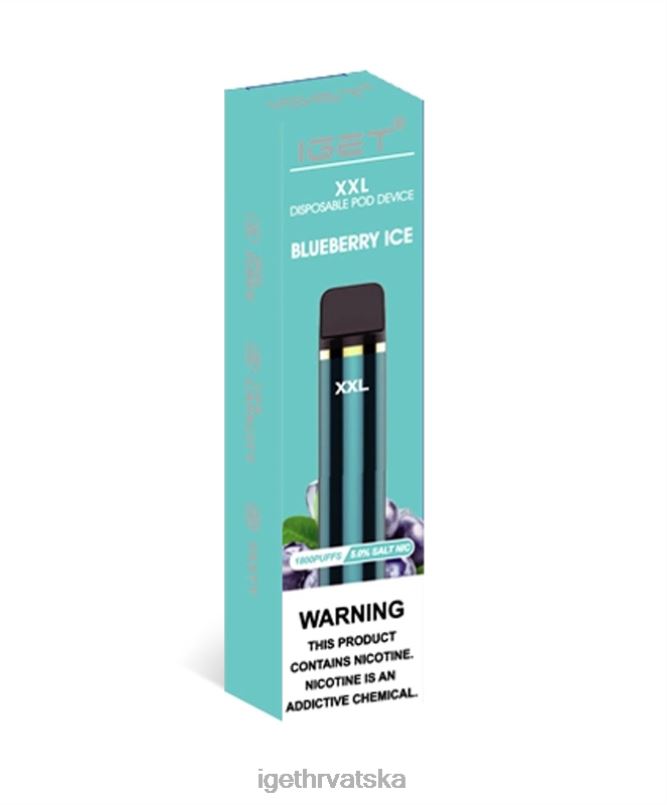 IGET Vape Europe xxl 2FJ6D46 led od borovnice