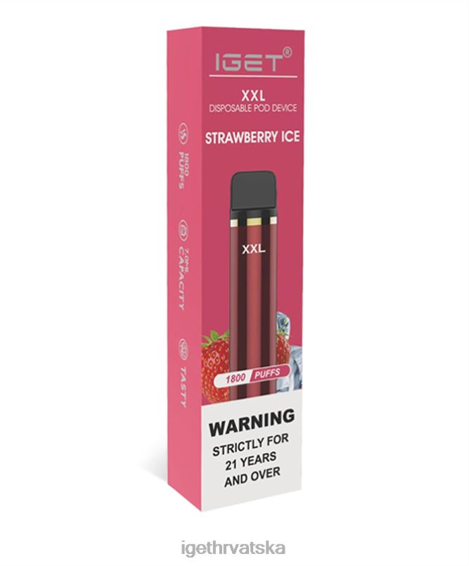 IGET Vape xxl 2FJ6D75 led od jagoda