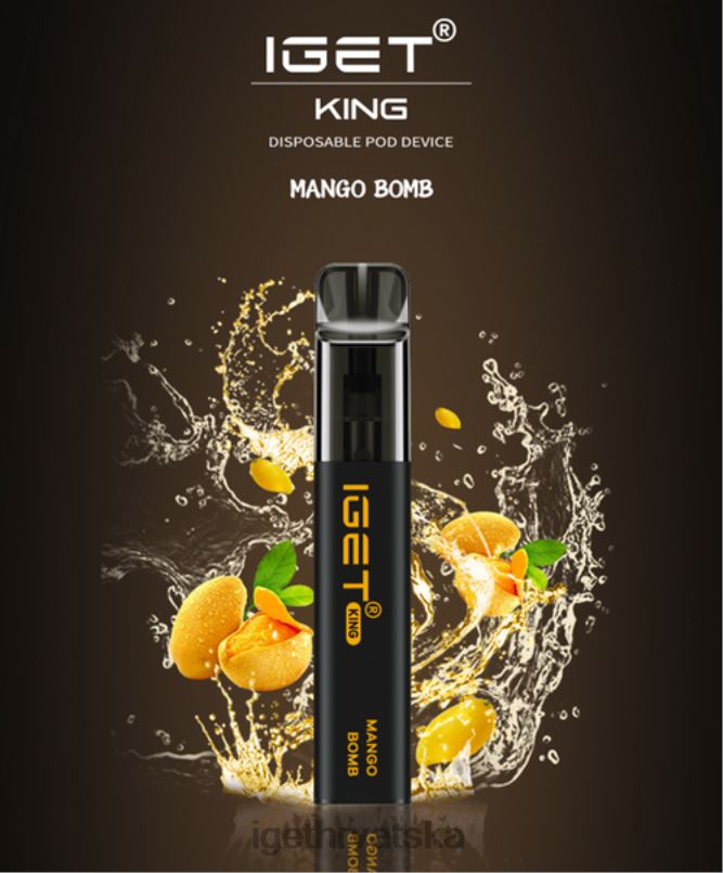 IGET Vape Sale kralj - 2600 udaha 2FJ6D501 mango bomba