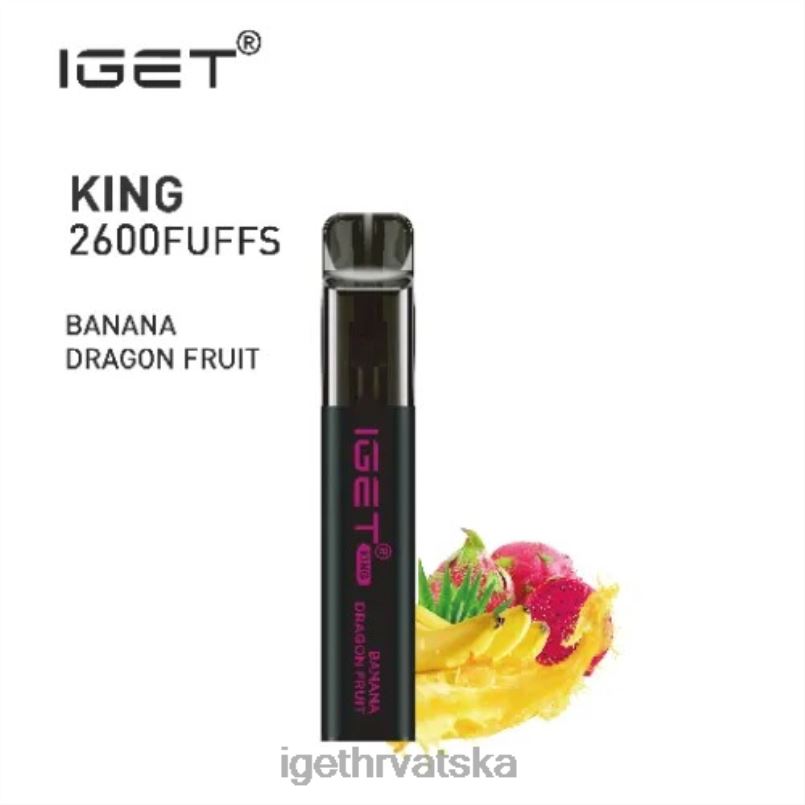 IGET Vape Sale kralj - 2600 udaha 2FJ6D570 banana dragon fruit