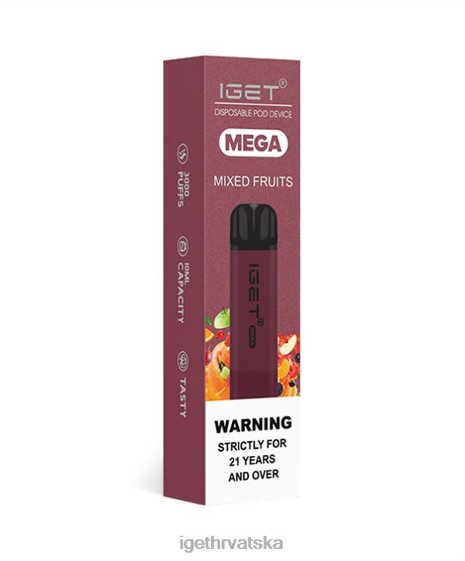IGET Vape mega 2FJ6D135 miješano voće