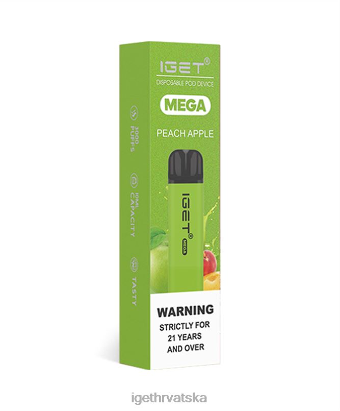 IGET Vape Sale mega 2FJ6D138 breskva jabuka