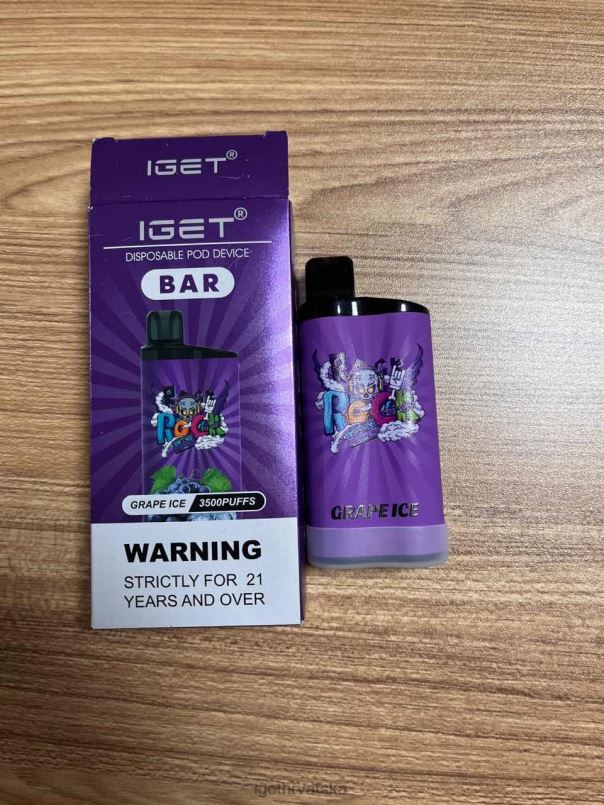 IGET Vape bar 3500 dizanja 2FJ6D300 led od grožđa