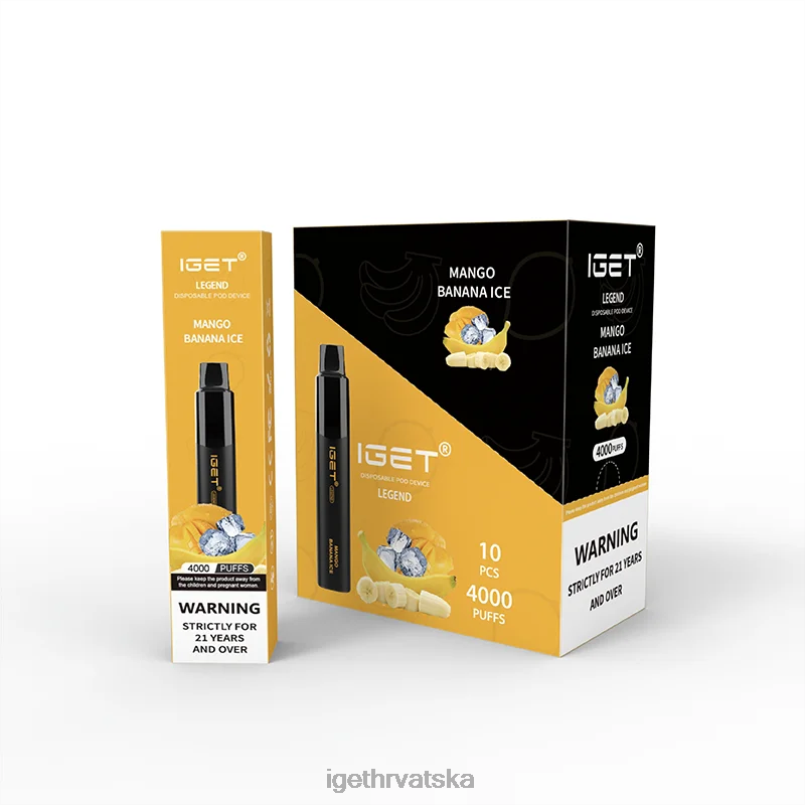 IGET Vape Sale legenda 4000 dizanja 2FJ6D328 mango banana led