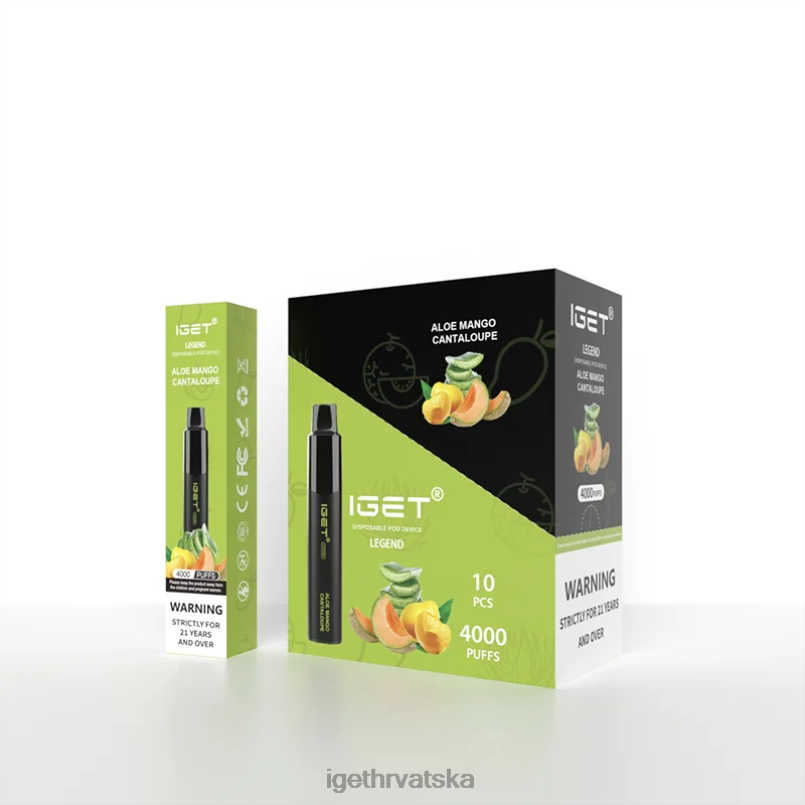 IGET Vape Europe legenda 4000 dizanja 2FJ6D346 aloe mango dinja