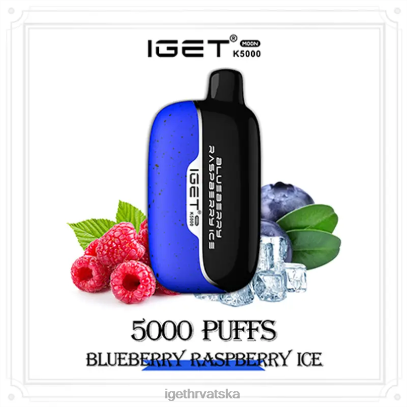 IGET Vape Sale mjesec 5000 udaha 2FJ6D213 borovnica malina led