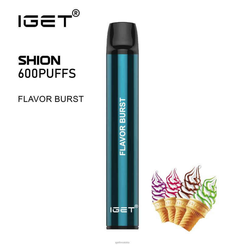 IGET Vape Europe 3 x sjaj 2FJ6D13 prasak okusa