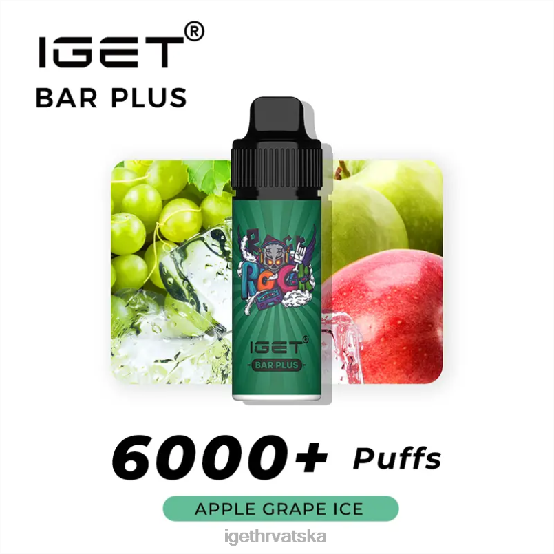 IGET Wholesale bar plus - 6000 udaha 2FJ6D591 led od jabuke i grožđa