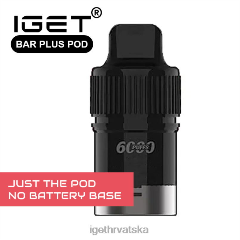 IGET Wholesale bar plus - samo mahuna - led od jabuke i grožđa - 6000 udaha (bez baze baterije) 2FJ6D676 samo led od jabuke i grožđa