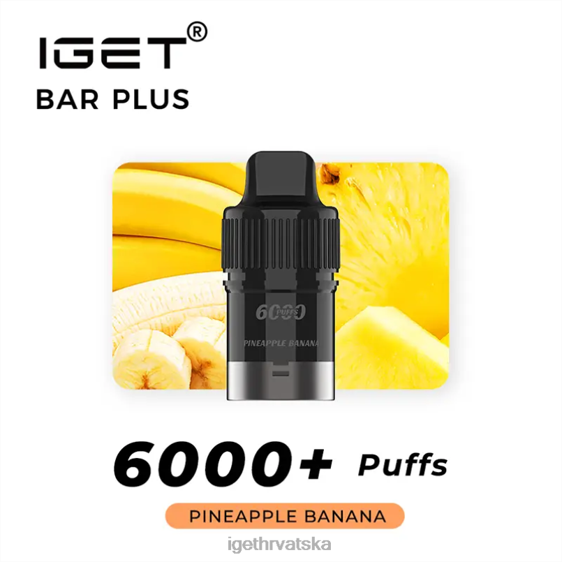 IGET Bar Store bar plus pod 6000 udaha 2FJ6D268 ananas banana