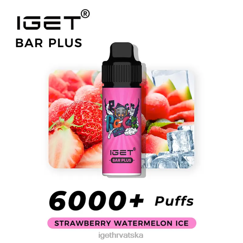 IGET Sale šipka plus 6000 udisaja 2FJ6D242 led od lubenice od jagode