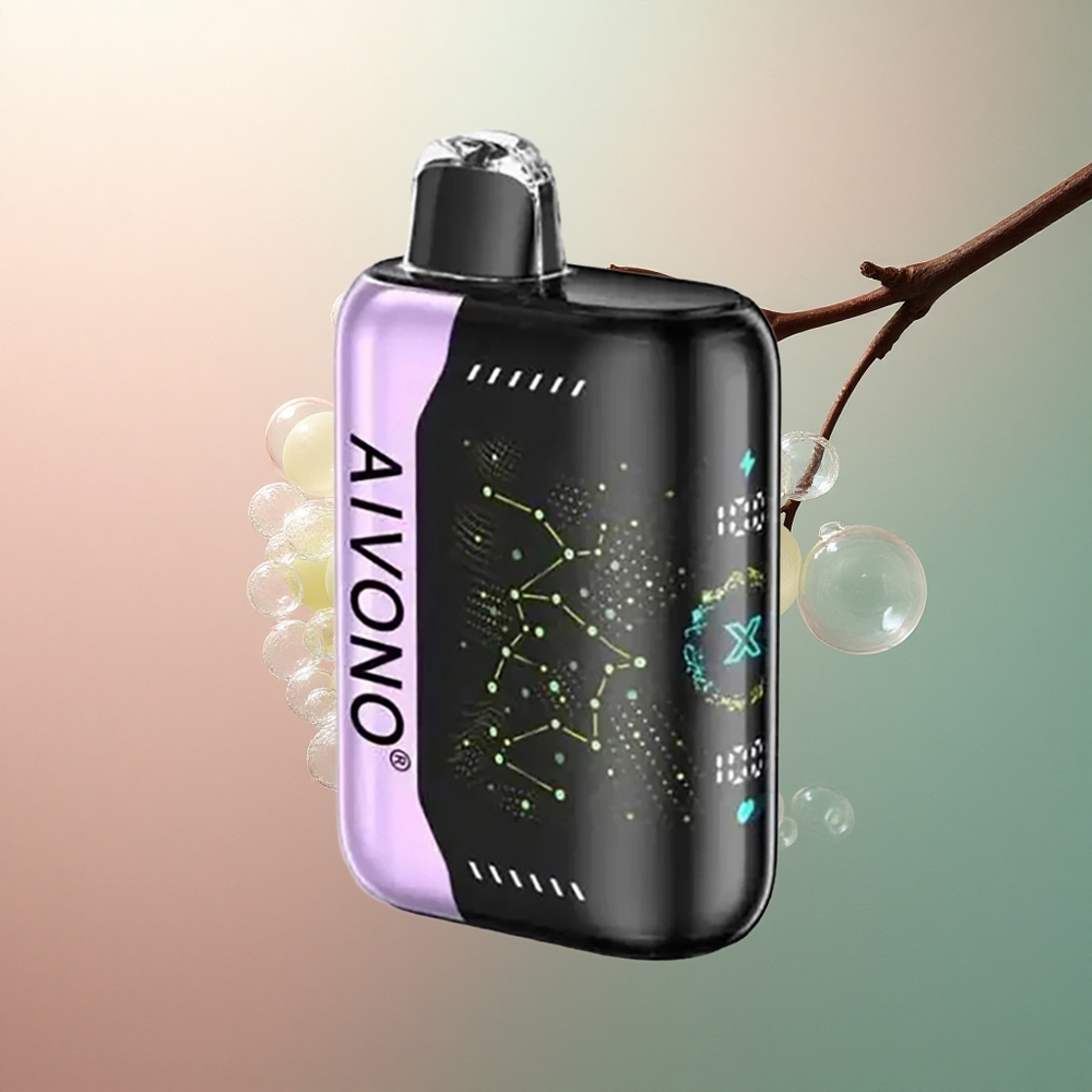 Aivono Aim Boom 25000 Puffs Zelena Jabuka Grožđe 650mAh