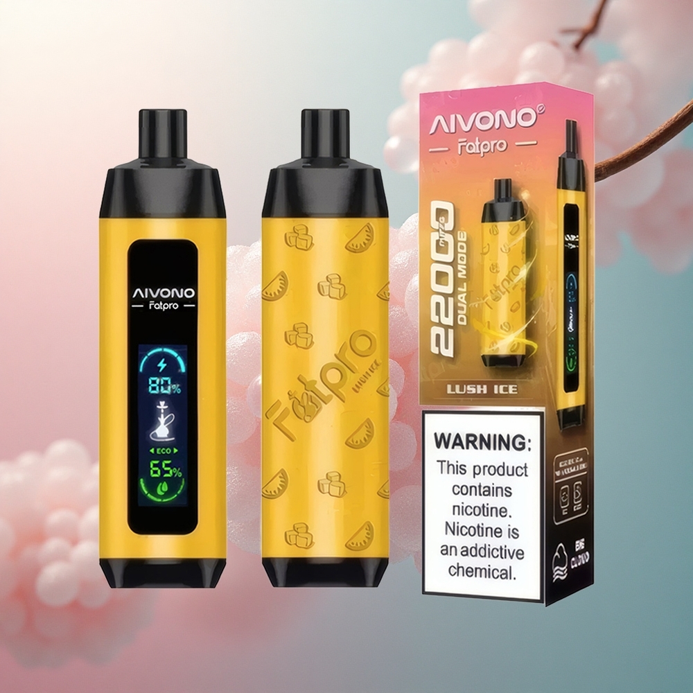 Aivono Aim Fatpro 22000 Puffs Lush Led s 5% nikotina i 600mAh baterijom