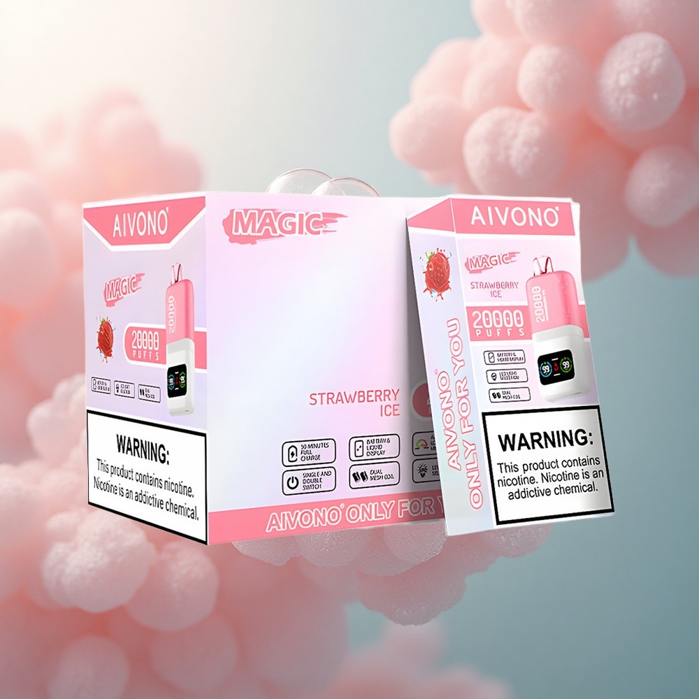 Aivono Aim Magic 20000 Puffs Jagoda Led s 5% nikotina i 600mAh baterijom