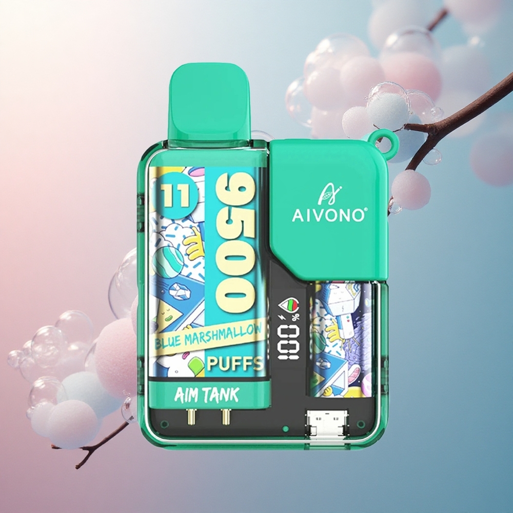 Aivono Aim Tank 9500 Puffs Plavi Marshmallow 650mAh 18ml Nikotin 5%