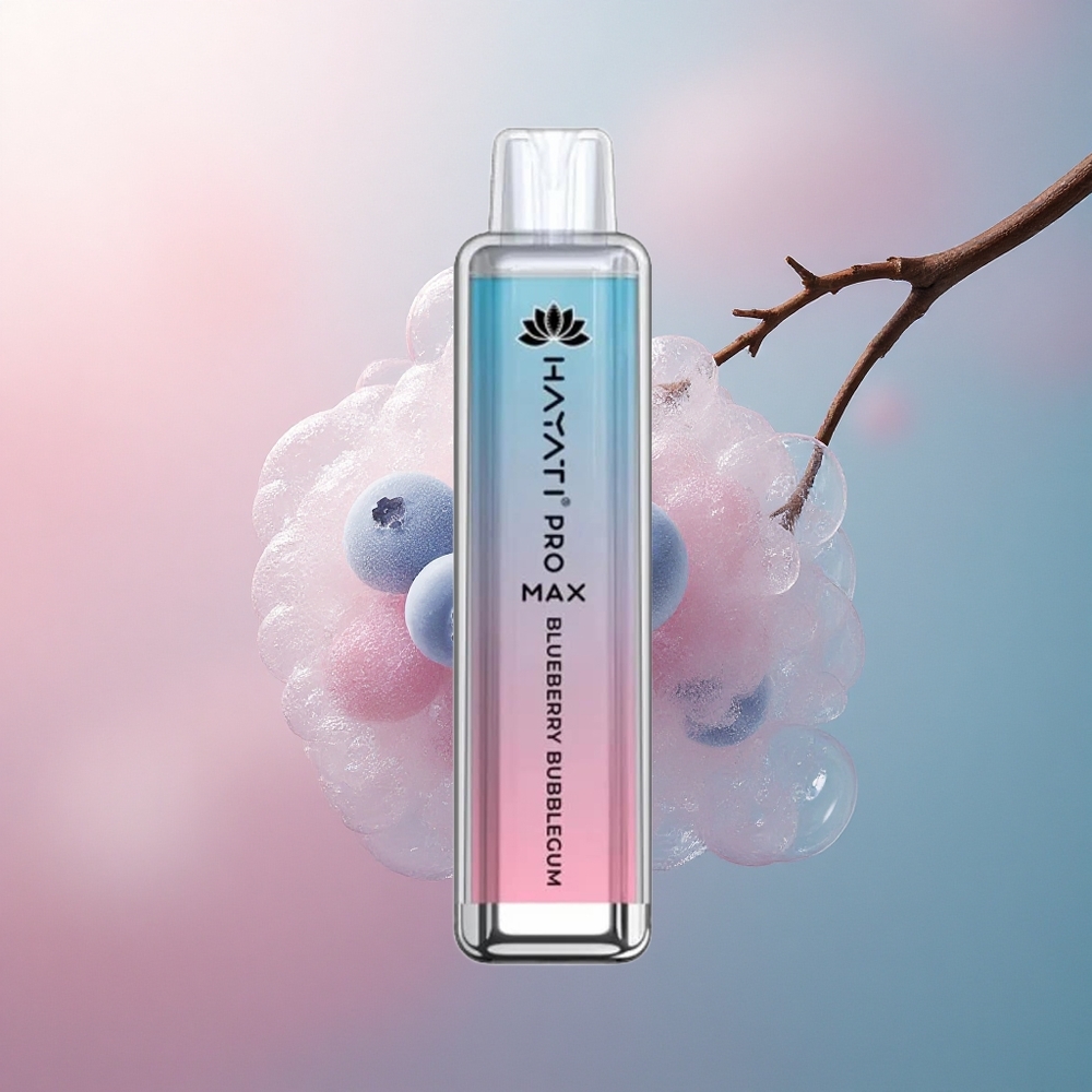 Hayati Pro Max 4000 Puffs Borovnica Žvakaća Guma s 5% Nikotina i 1400mAh Baterijom