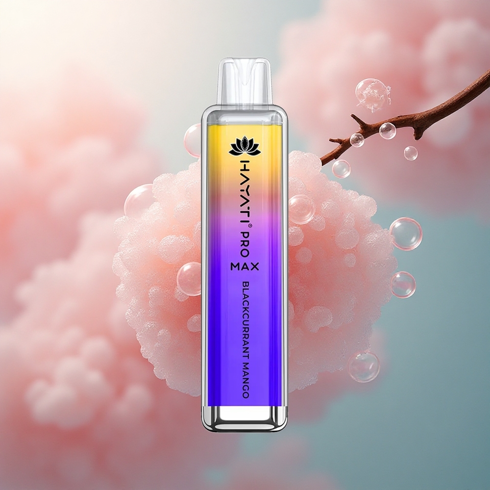 Hayati Pro Max 4000 Puffs Crna Ribizla Mango 5% Nikotina 1400mAh