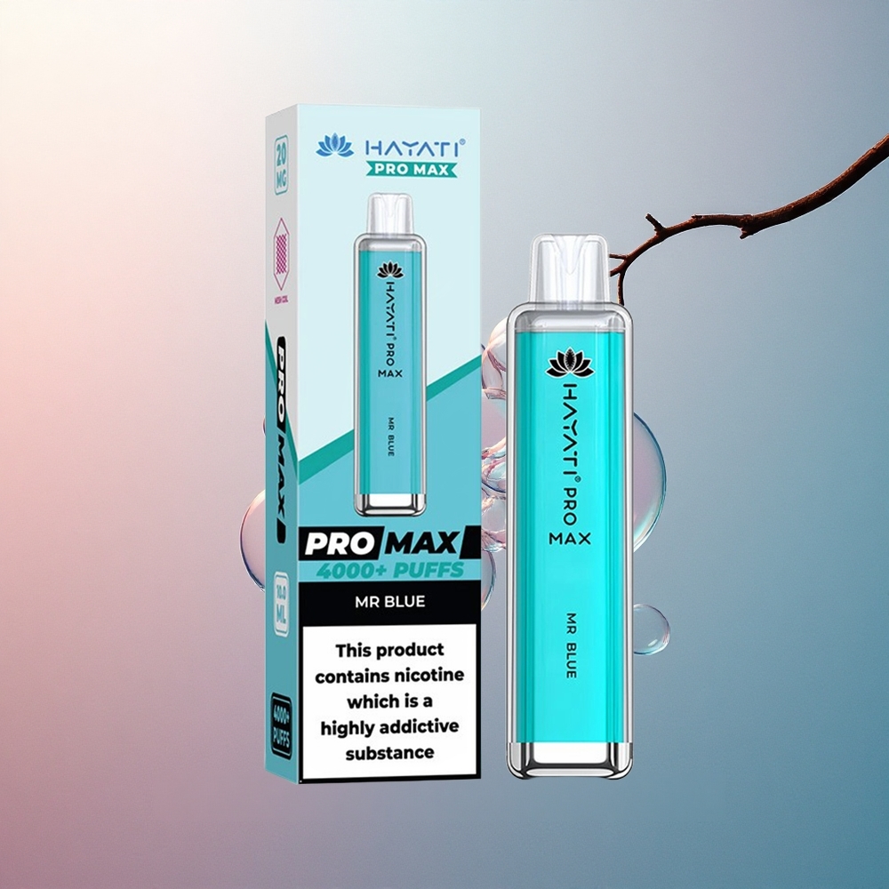 Hayati Pro Max 4000 Puffs Gospodin Plavi Dual 1.1 Ohm Mesh Coil 1400mAh