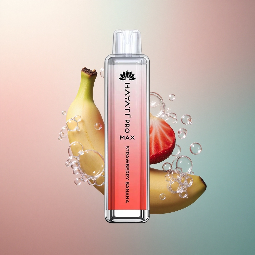 Hayati Pro Max 4000 Puffs Jagoda Banana 2ml 1400mAh Dual Coil