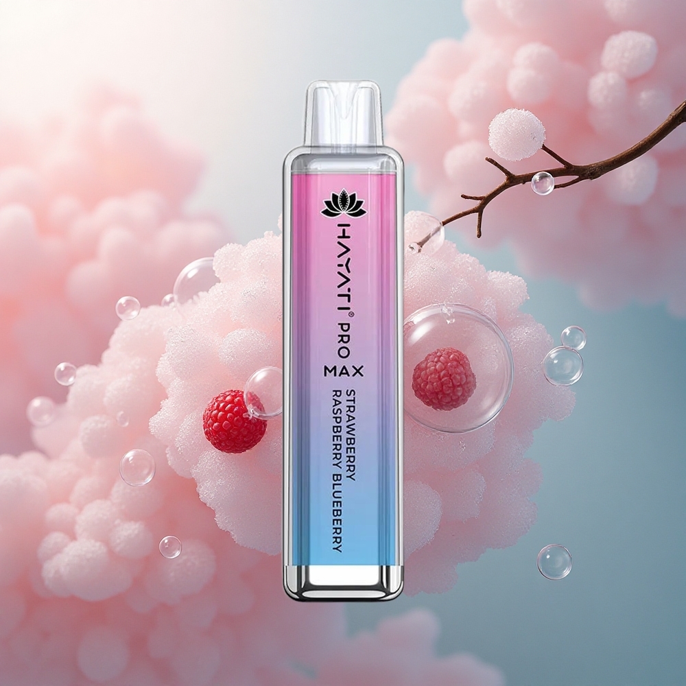 Hayati Pro Max 4000 Puffs Jagoda Malina Borovnica Dual 1.1 Ohm 1400mAh 2ml