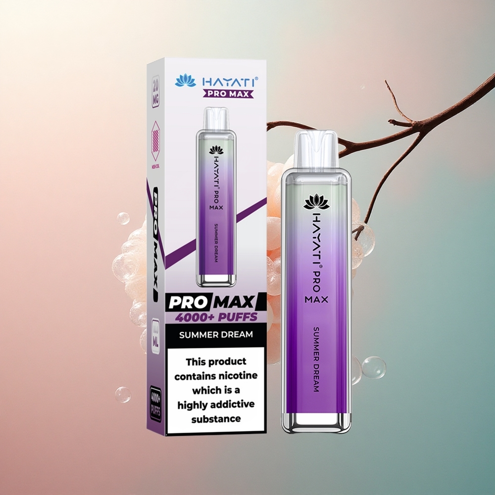 Hayati Pro Max 4000 Puffs Ljetni San Dual 1.1 Ohm 1400mAh