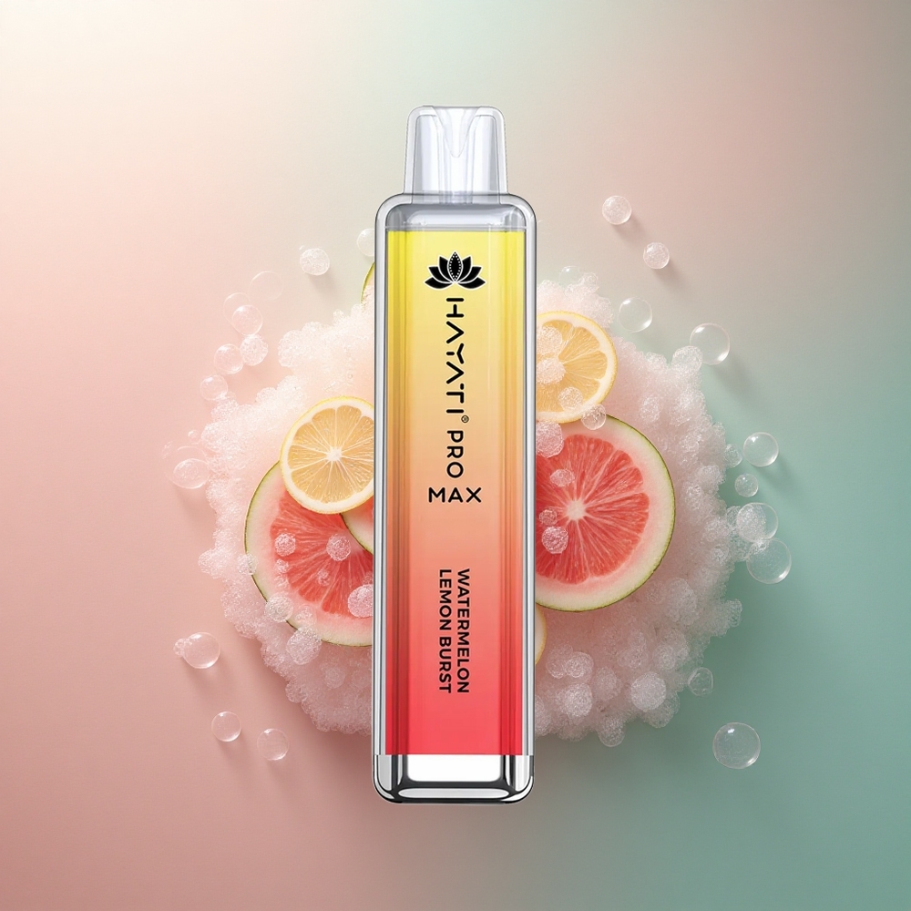 Hayati Pro Max 4000 Puffs Lubenica Limun Eksplozija s 5% nikotina i 1400mAh baterijom