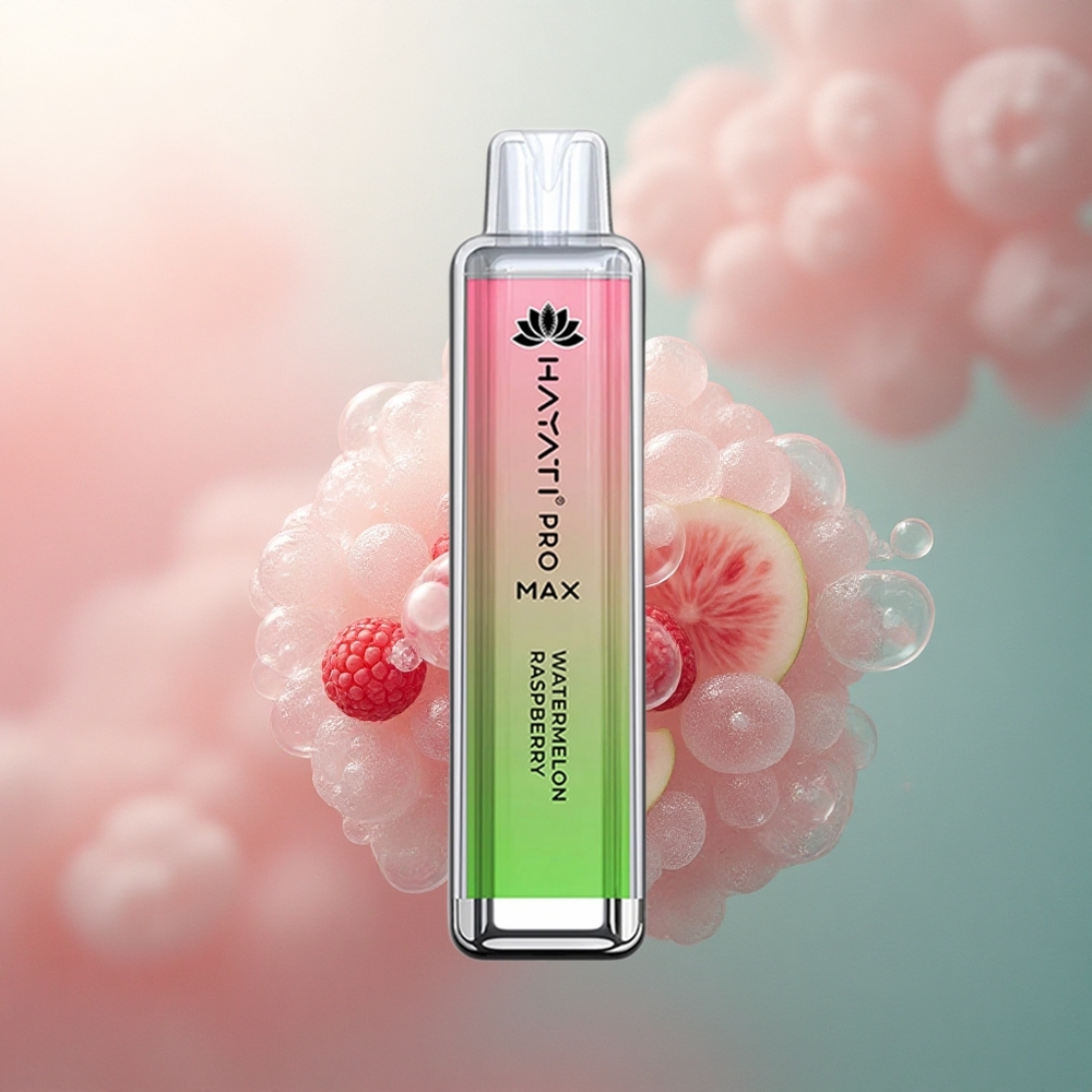 Hayati Pro Max 4000 Puffs Lubenica Malina 5% Nikotina 1400mAh