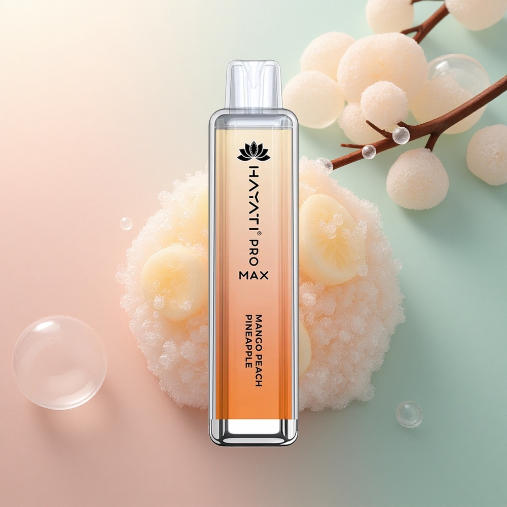 Hayati Pro Max 4000 Puffs Mango Breskva Ananas 5% Nikotina 1400mAh