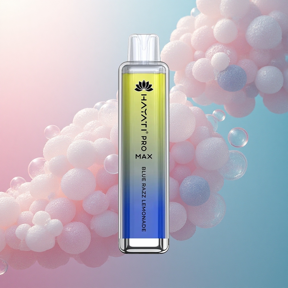 Hayati Pro Max 4000 Puffs Plava Malina Limunada 5% Nikotina 1400mAh