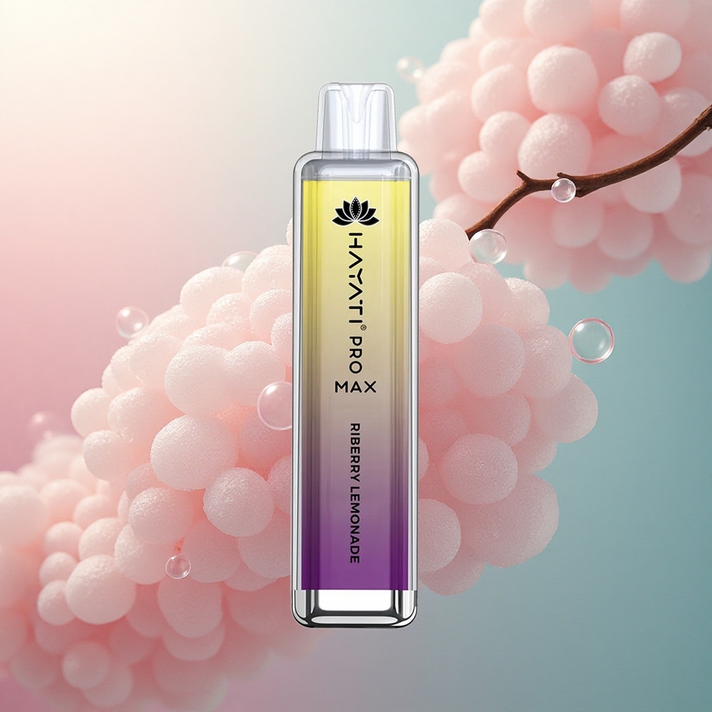 Hayati Pro Max 4000 Puffs Ribiz Limunada sa 5% nikotina i 1400mAh baterijom