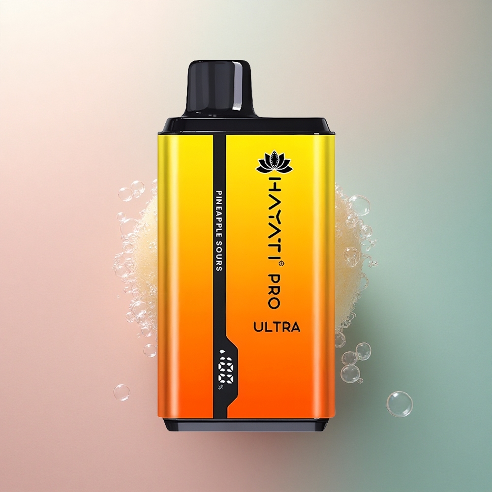 Hayati Pro Ultra 15000 Puffs Ananas Kiseli s 850mAh i 2% nikotina