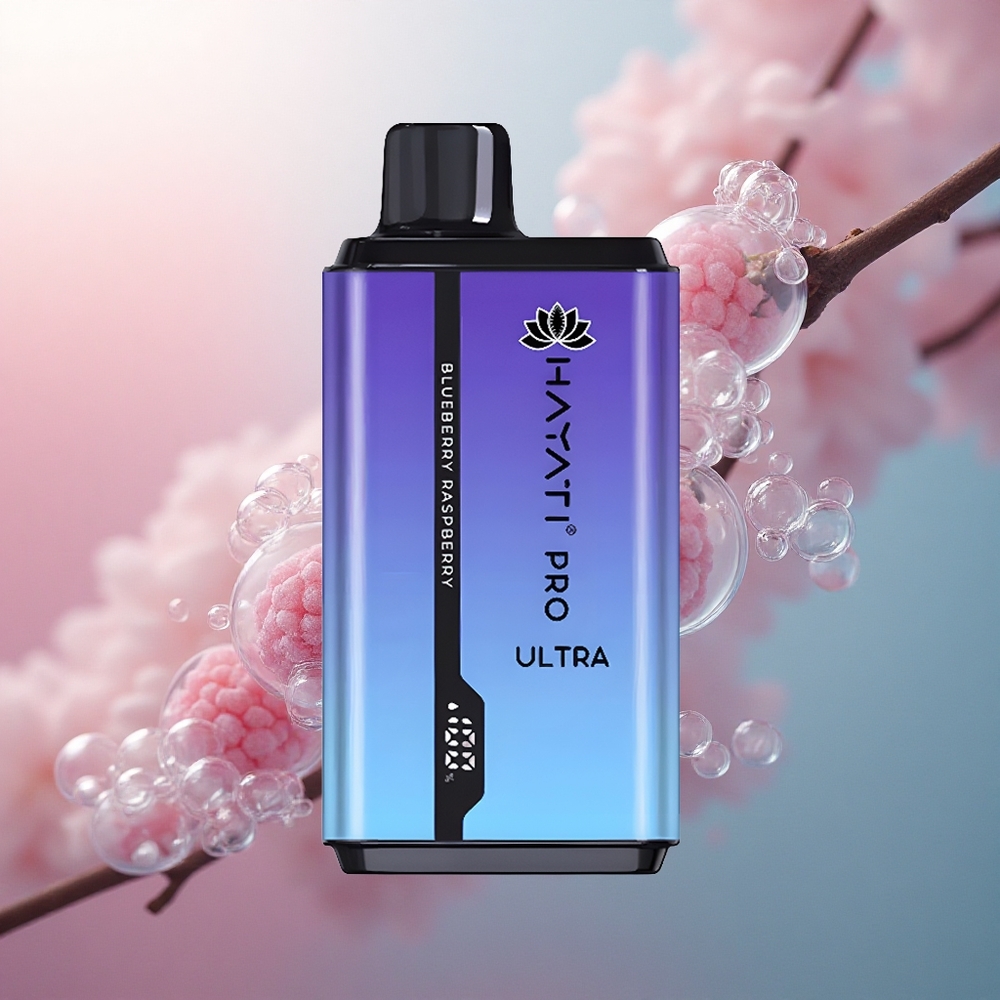 Hayati Pro Ultra 15000 Puffs Borovnica Malina 850mAh 12ml 2% nikotina