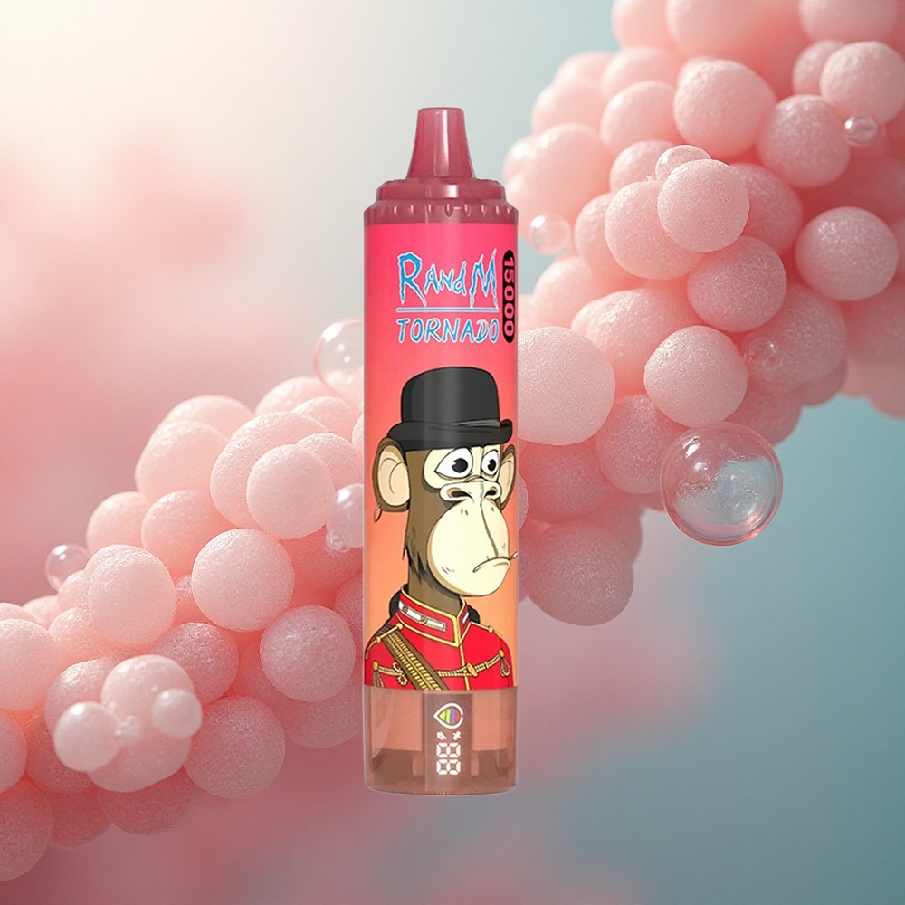 RandM Fumot Tornado 15000 Puffs Crvena Energija Led 25ml 850mAh Mesh