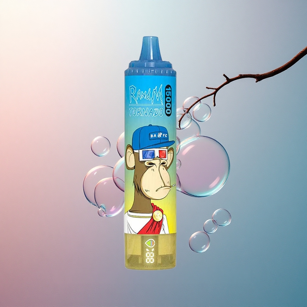 RandM Fumot Tornado 15000 Puffs Gospodin Plavi 25ml 850mAh Mesh Coil