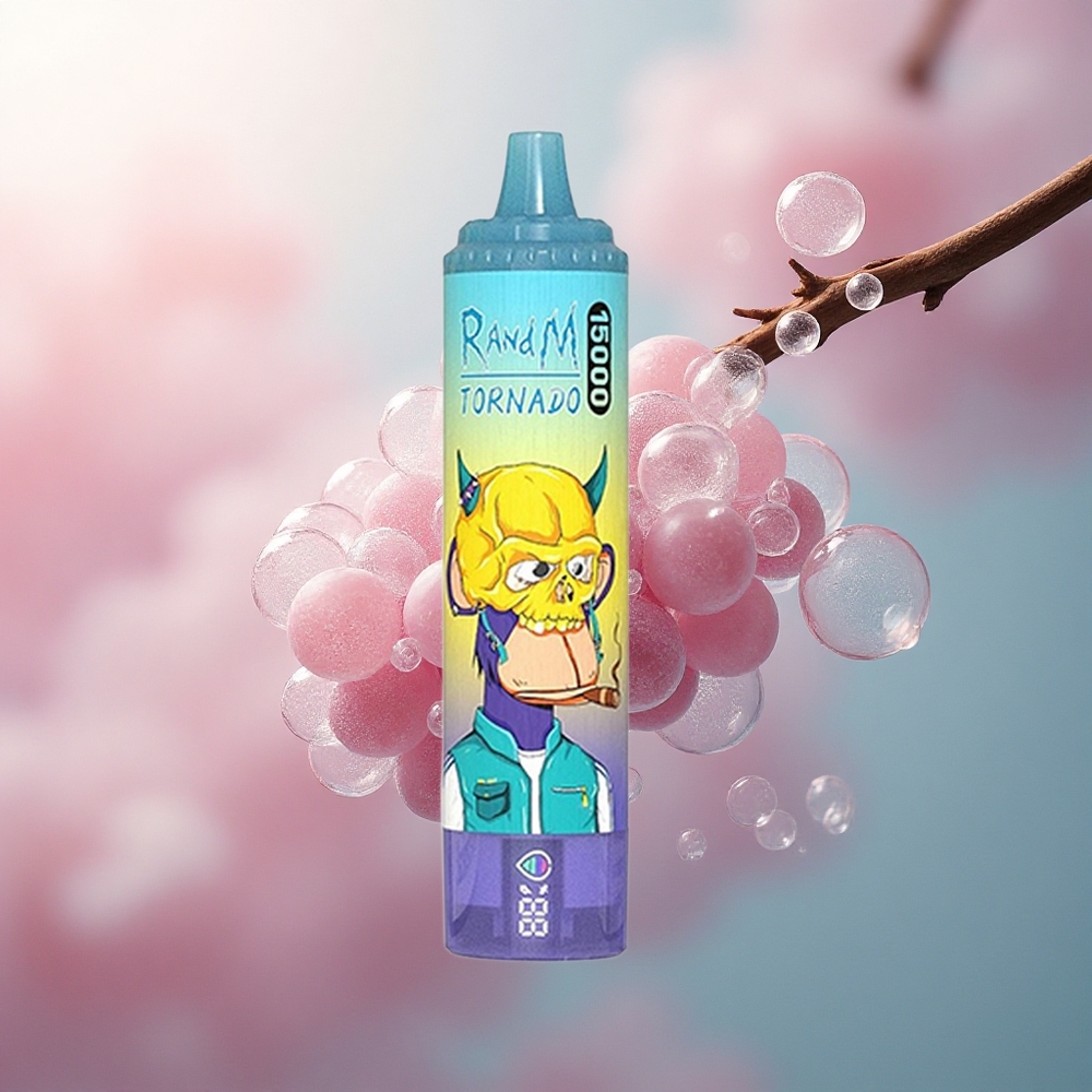 RandM Fumot Tornado 15000 Puffs Grozdoviti Led 25ml 5% nikotina