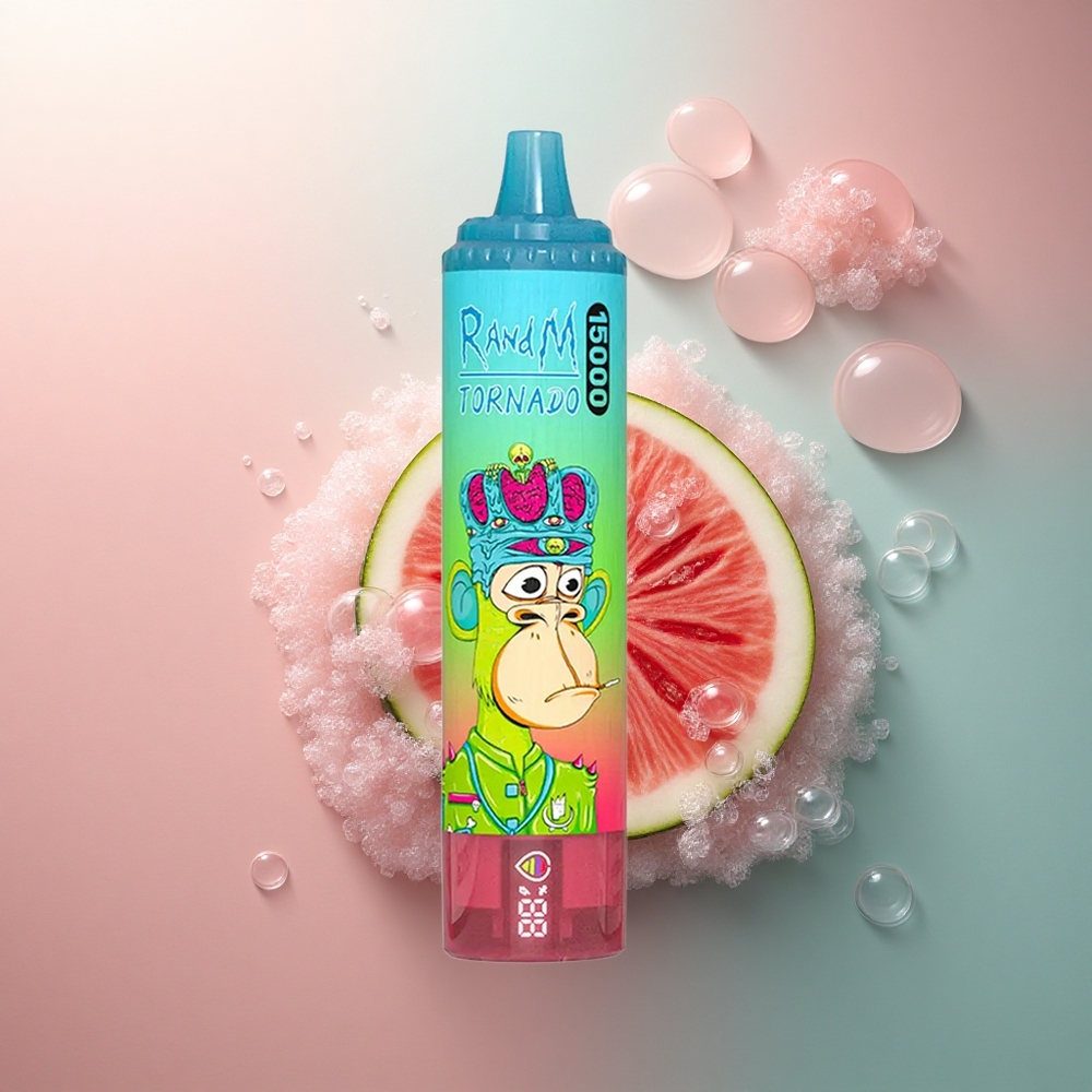 RandM Fumot Tornado 15000 Puffs Jagoda Lubenica s 850mAh i Mesh Coil