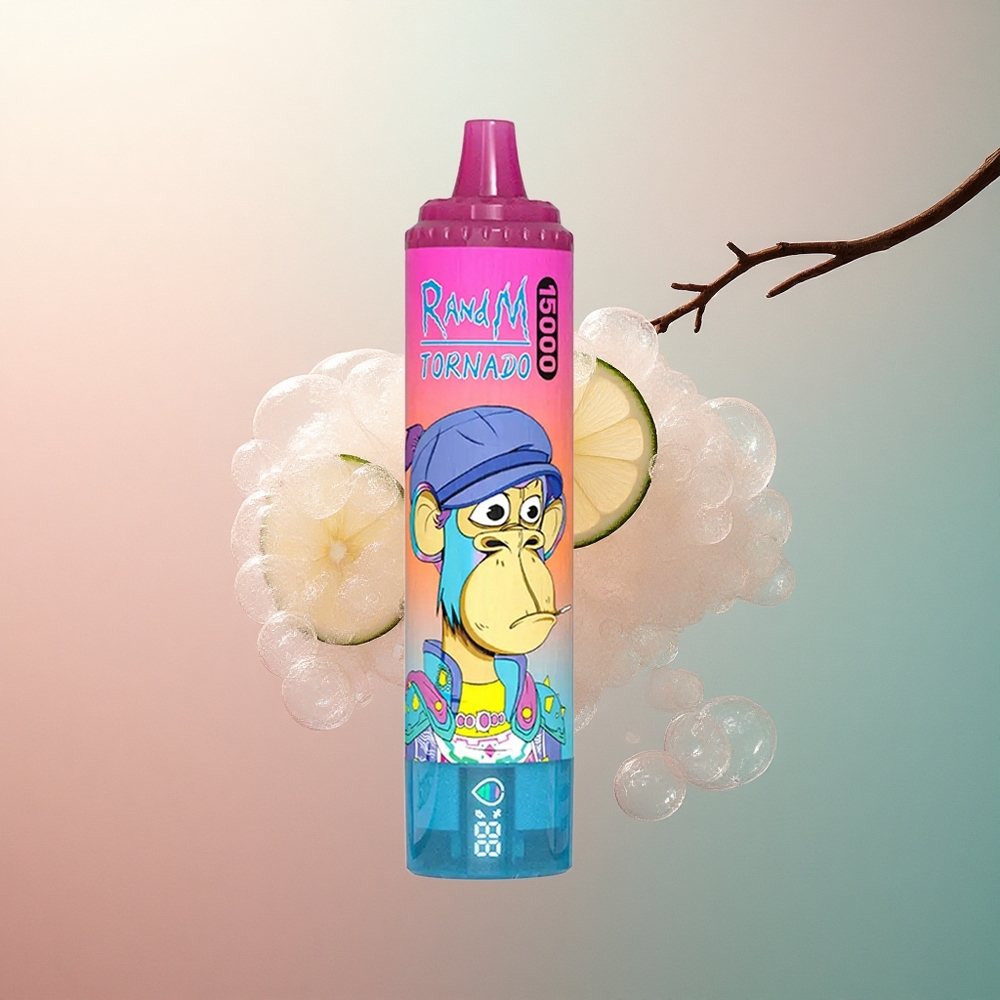 RandM Fumot Tornado 15000 Puffs Limunada 25ml 850mAh Mrežasti Om