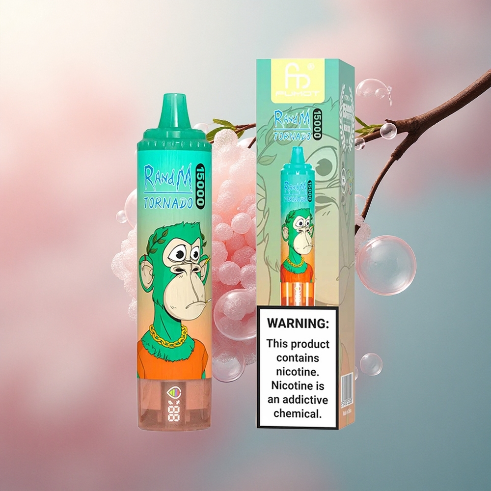 RandM Fumot Tornado 15000 Puffs Trostruka Bobica 25ml 850mAh Mesh