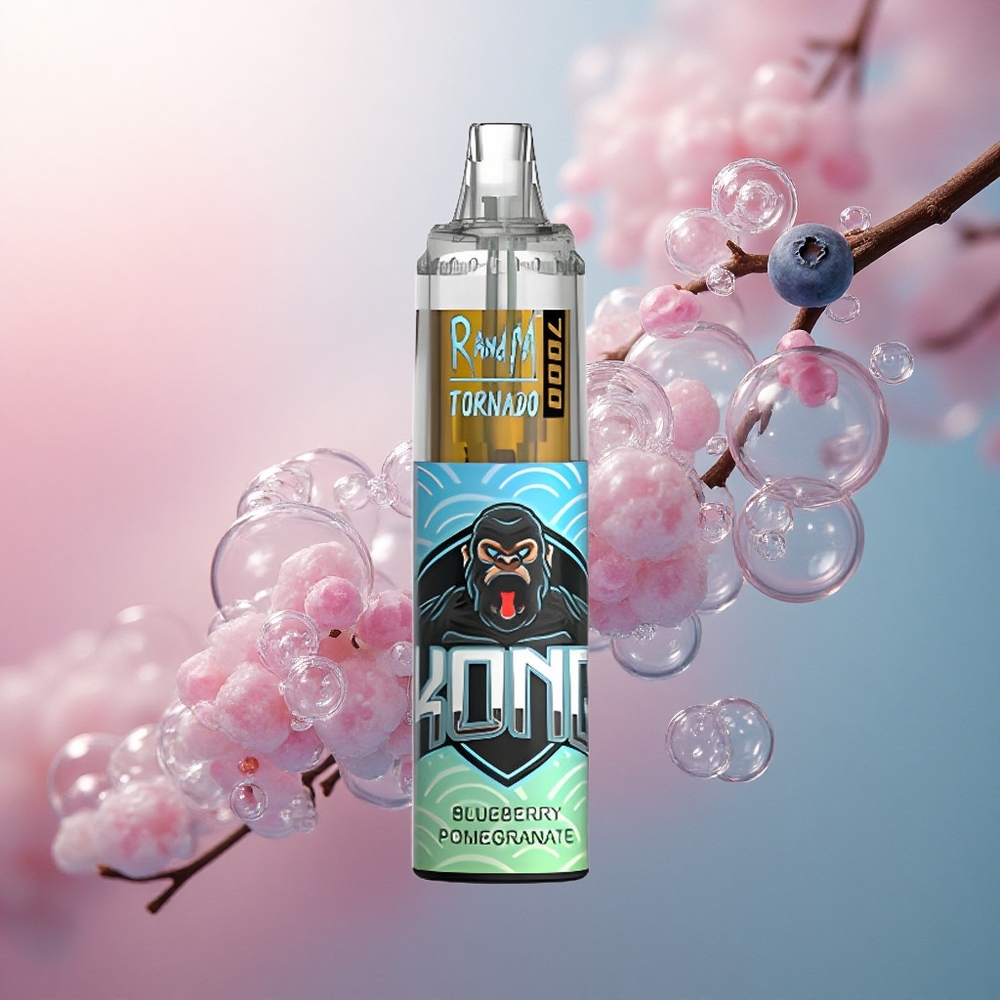 RandM Fumot Tornado 7000 Puffs Borovnica Nar 14ml Tip-C 850mAh
