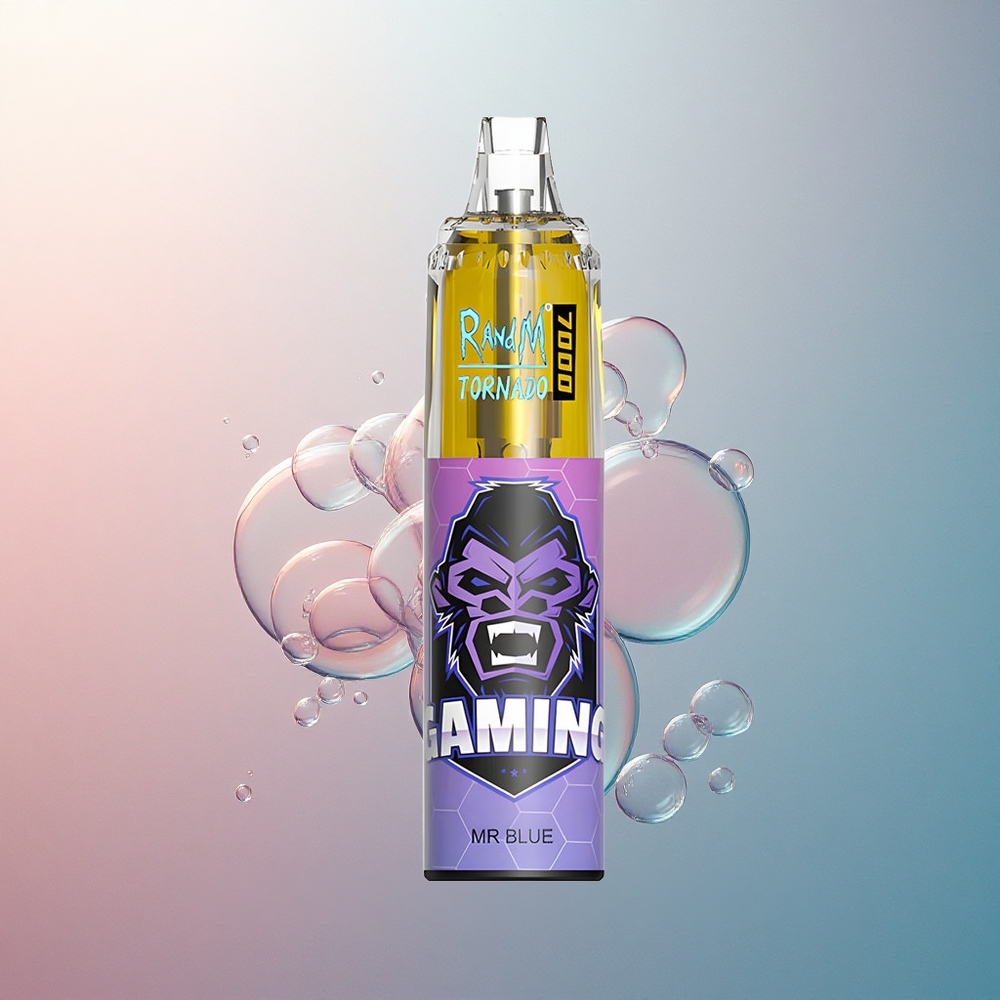 RandM Fumot Tornado 7000 Puffs Dr. Plavi 850 mAh Tip-C Mrežasti svitak