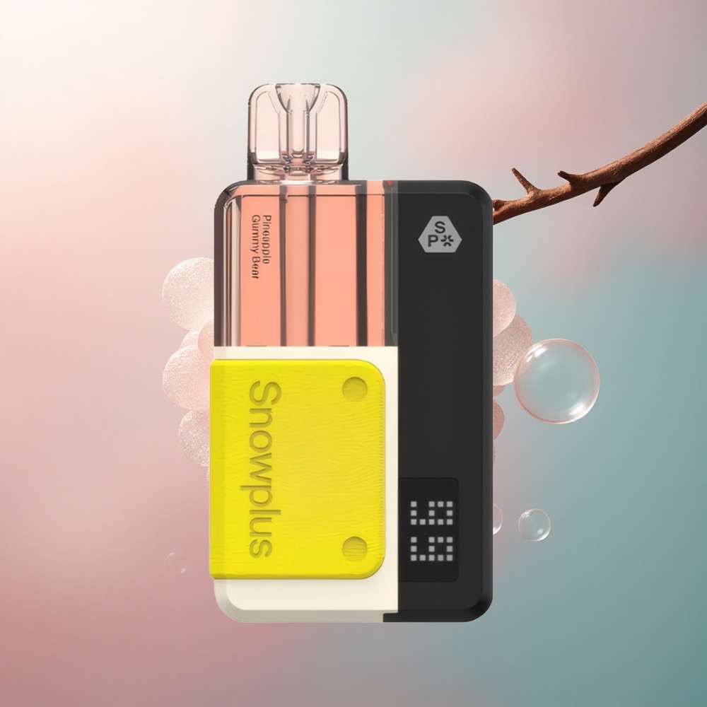 Snowplus Swift 15000 Puffs Pod Kit Ananasni Medvjedić Dual Mesh 1000 mAh 12 ml