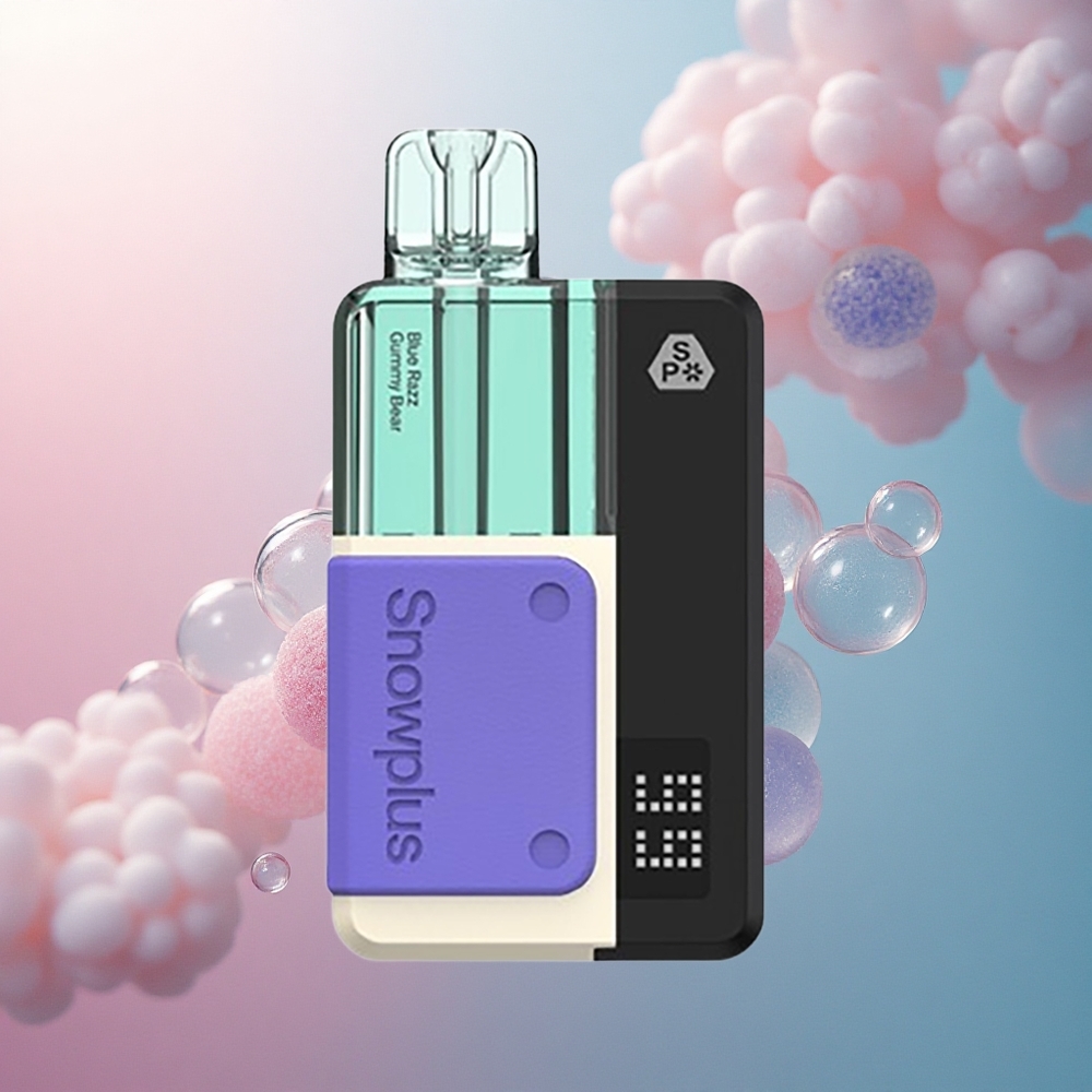 Snowplus Swift 5000 Puffs Plavi Malinski Medvjedić Dual Mesh 1000 mAh