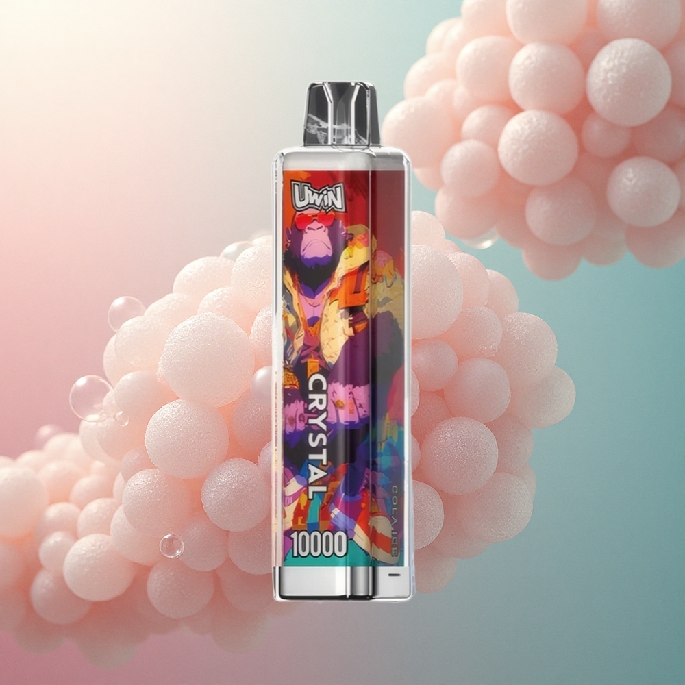 Uwin Crystal 10000 Puffs Cola Ledni s RGB osvjetljenjem, 650mAh, 18ml tekućine