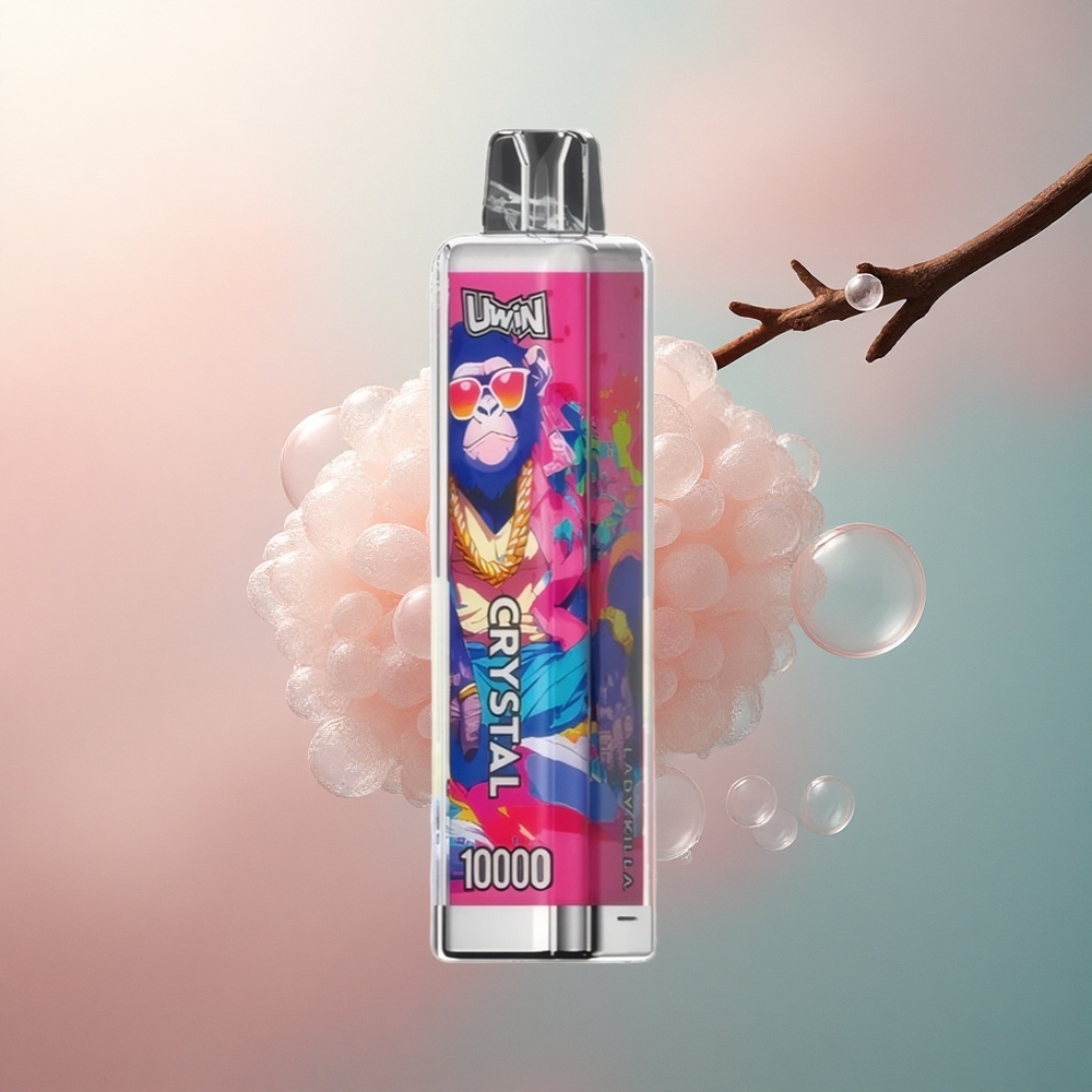 Uwin Crystal 10000 Puffs Gospodarica Ubojica - 18ml, 0.8 Ohm mesh, RGB svjetla