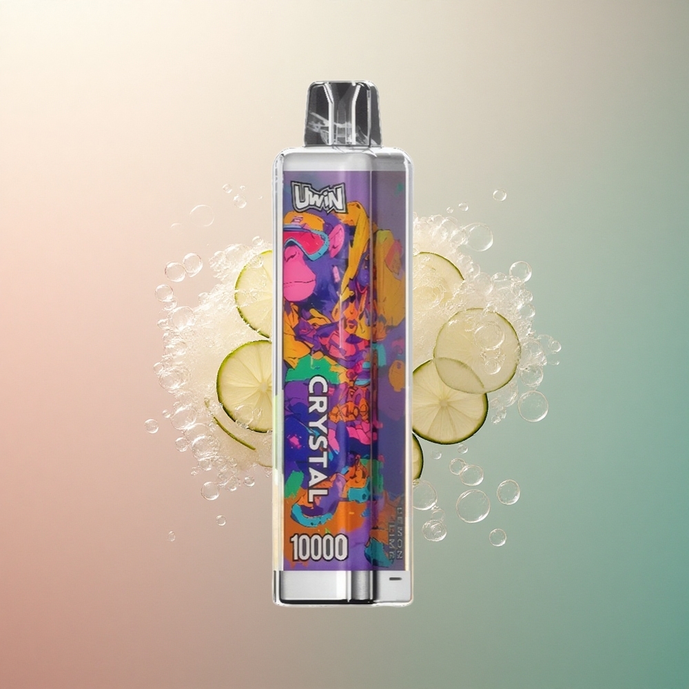 Uwin Crystal 10000 Puffs Limun Limeta RGB 5% nikotina 650mAh