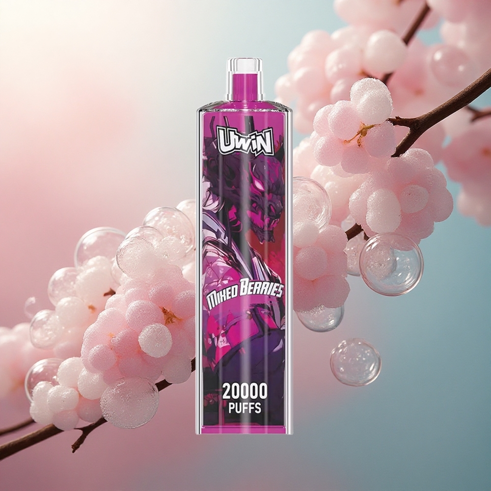 Uwin Shisha Hookah Crystal 20000 Puffs Medeno Voće 0% nikotina, 650 mAh, Mesh coil