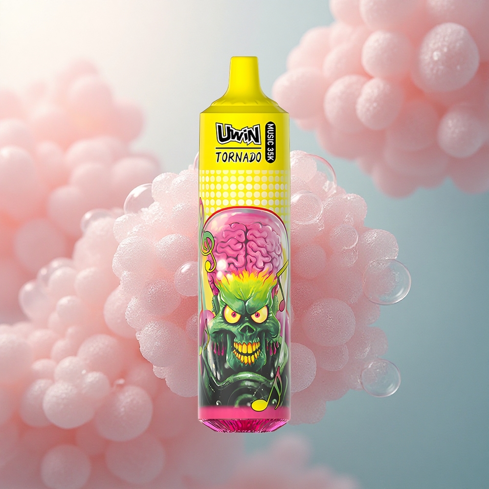 Uwin Tornado 35K Music Puffs Jagoda Led s 600mAh baterijom i 1.0 Ohm otporom zavojnice